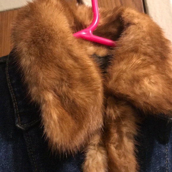 MINK JEAN JACKET - Picture 7 of 8